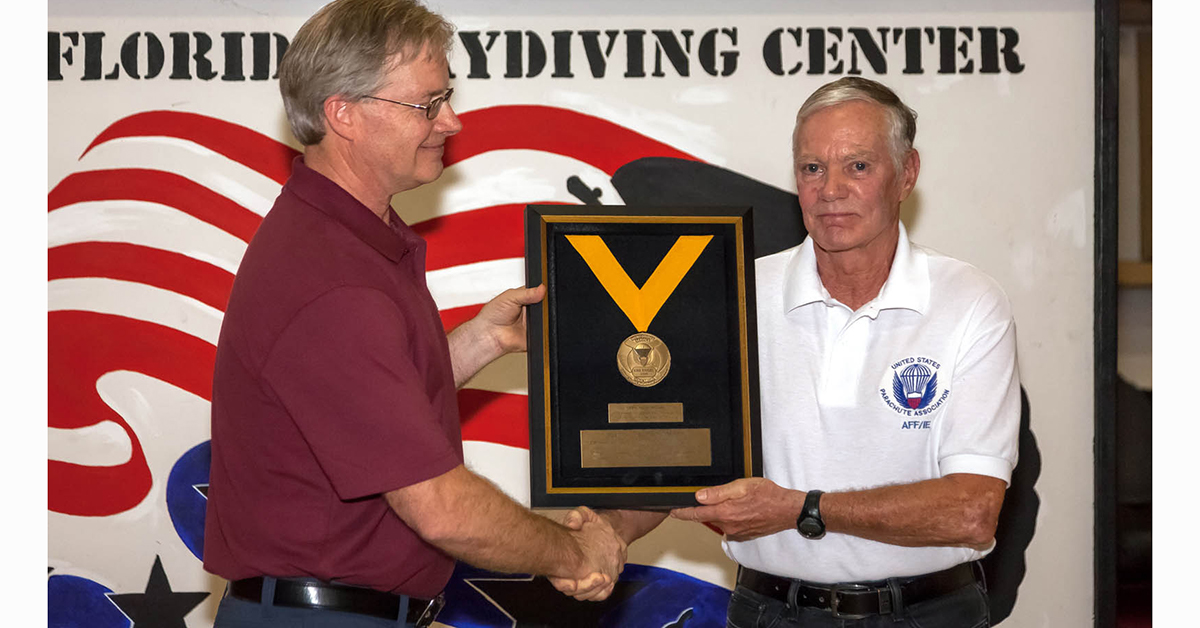 Drive and Dedication—Kirk Knight, D-6709, Receives the USPA Gold Medal for Meritorious Service