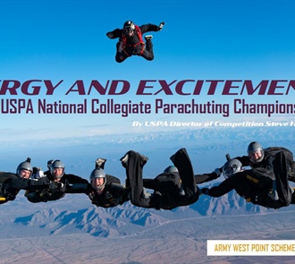 Energy and Excitement—The 2018 USPA National Collegiate Parachuting Championships