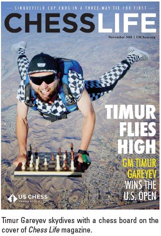 Grandmaster Timur Gareyev Flies High During Chess Life Shoot