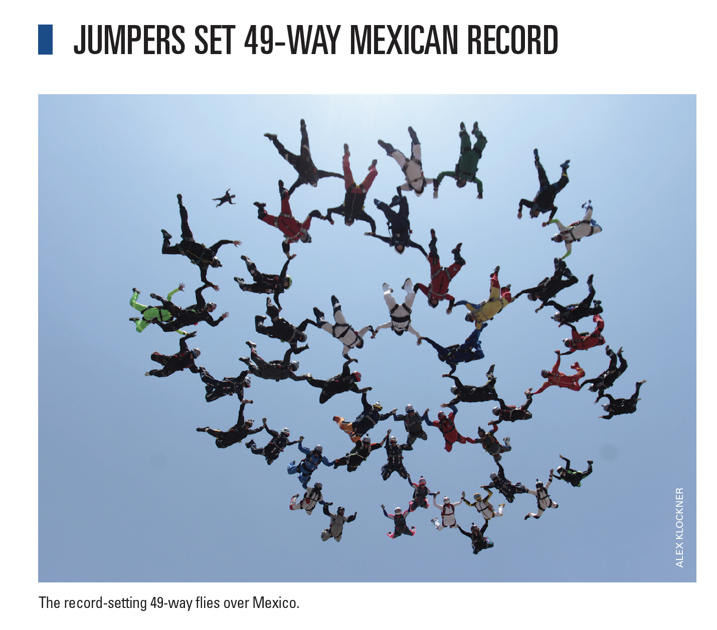 Jumpers Set 49-Way Mexican Record